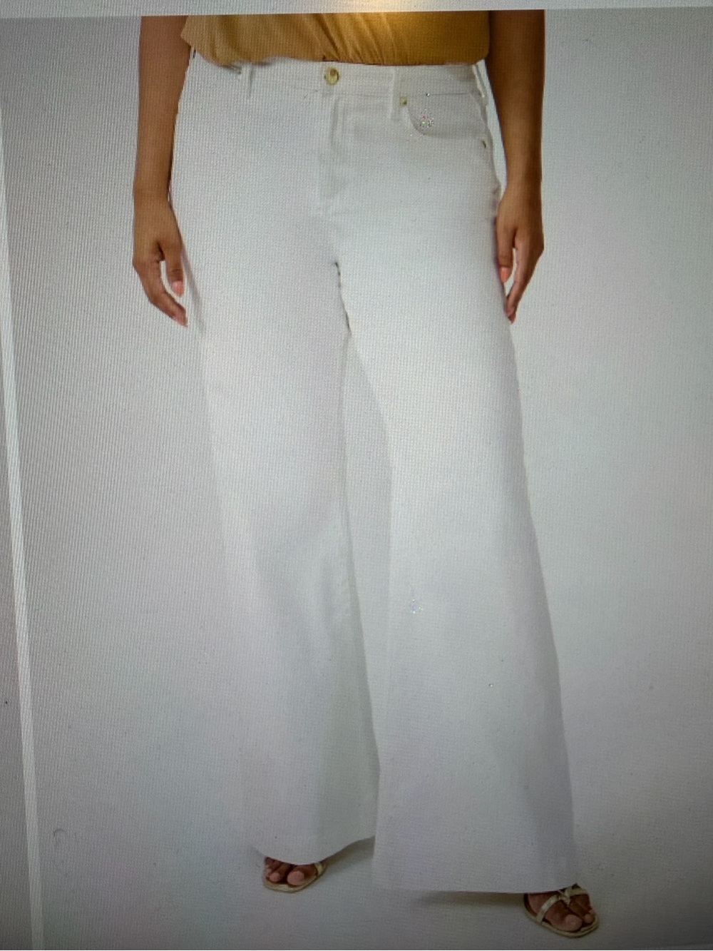 Studio premium High-Rise Flare Jeans for Women — White